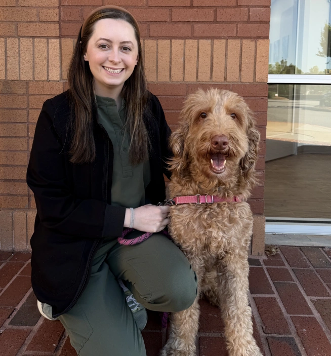 Dr. Elizabeth Prince with pet