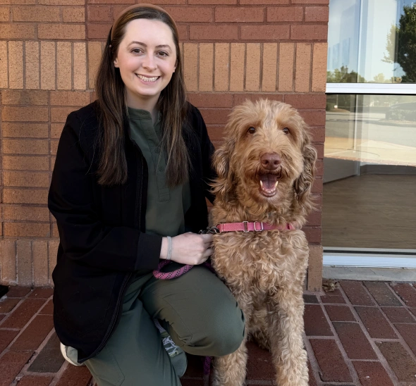 Dr. Elizabeth Prince with pet